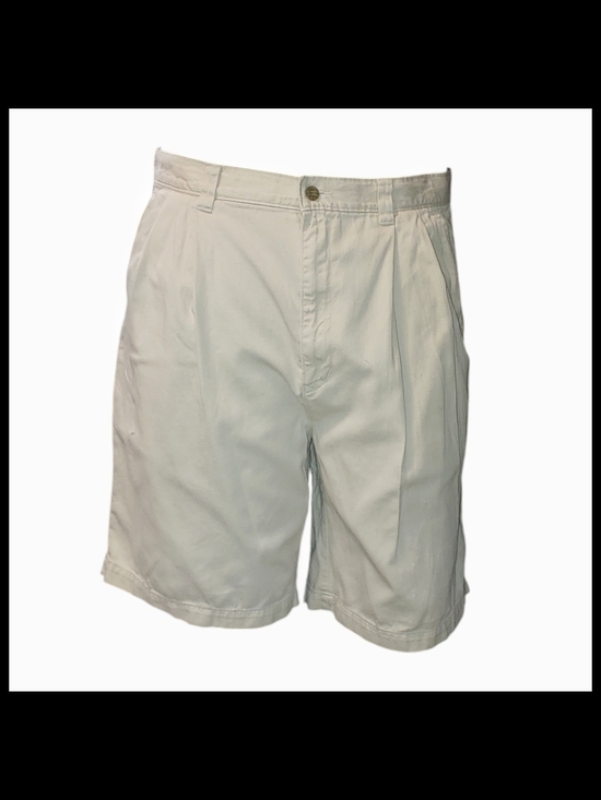 brittania Other - Classic Britania Pleated Chino Shorts - Cream